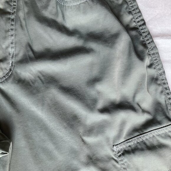 Vintage Y2K KIK WEAR Nylon Cargo Pants Size 28 Streetwear - Picture 9 of 10